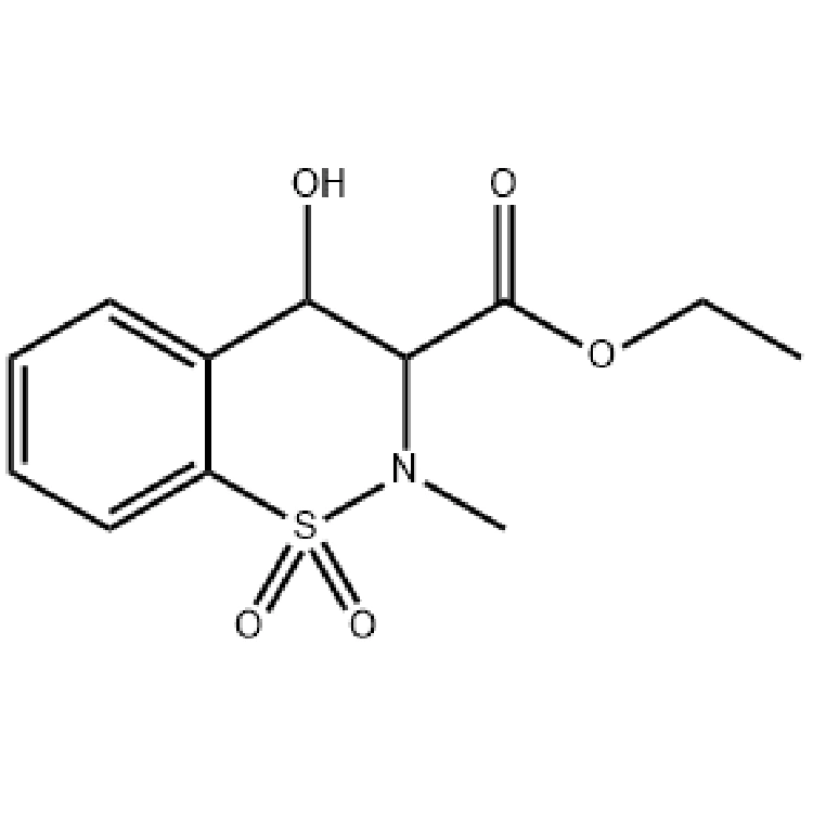 4-hidroksi-2-metil-2H-1,2-benzotiazin-3-karboksirūgšties etilo esterio 1,1-dioksidas